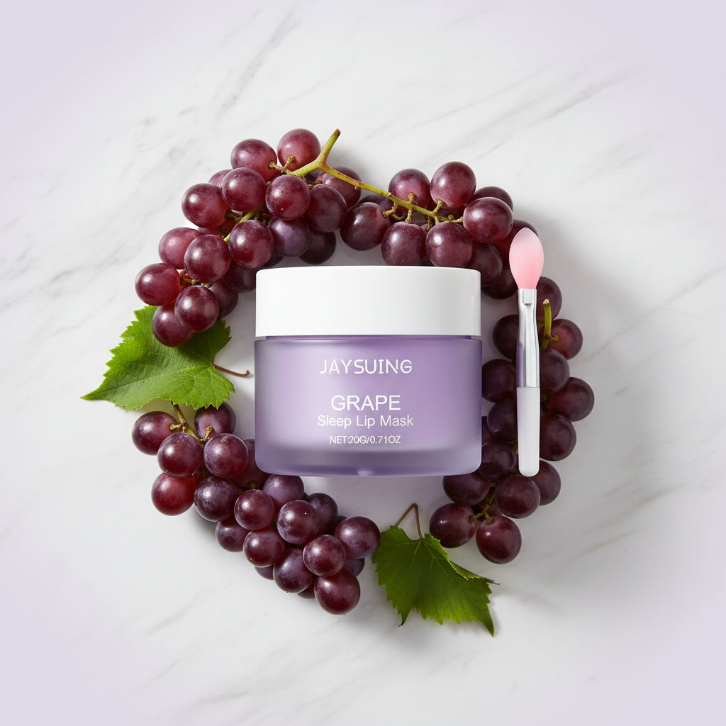 Grape Lip Mask Flat Lay