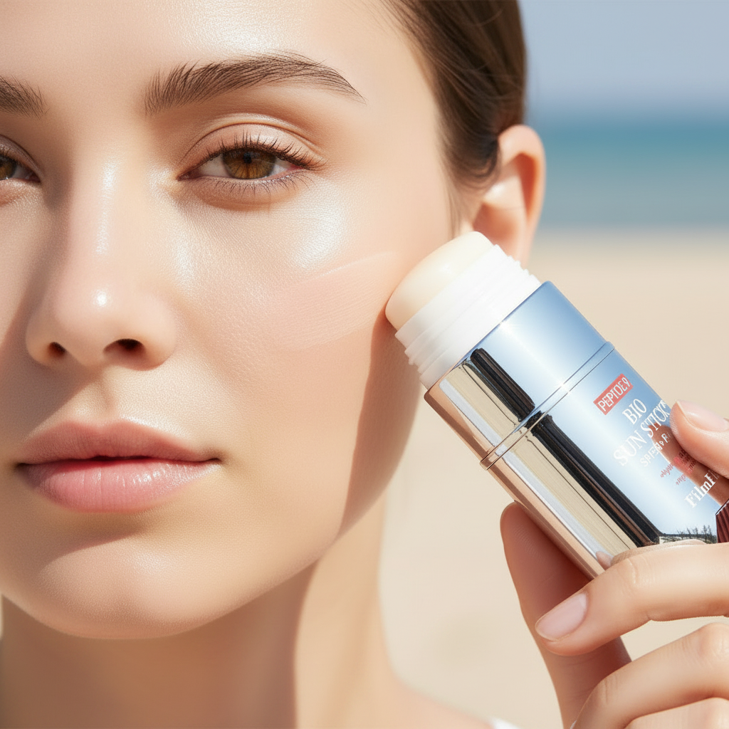 Sun Stick Face Application